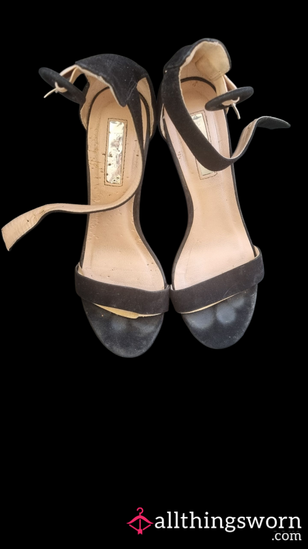 Well Worn Black S**y Little Heels