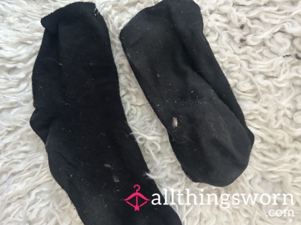 Well-worn Black Socks