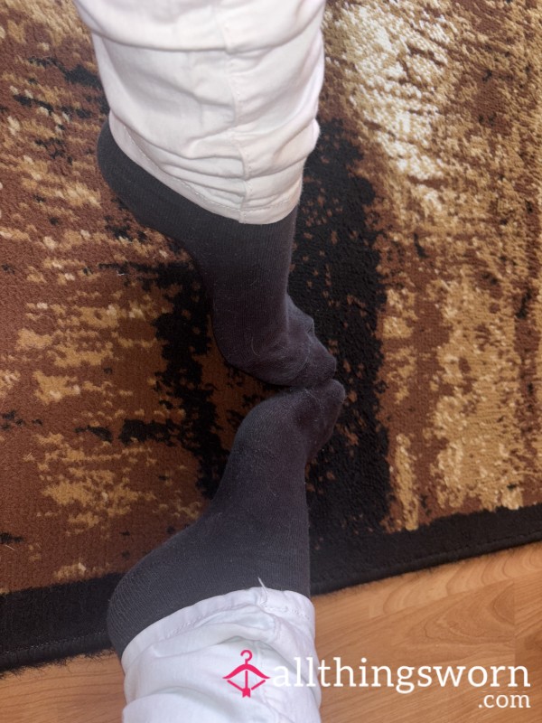 Well-worn Black Socks