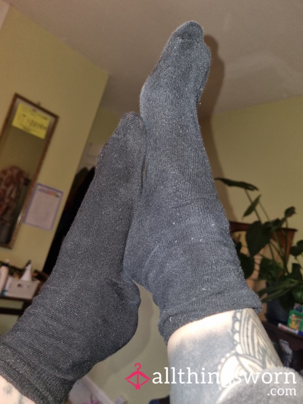 Well Worn Black Socks X