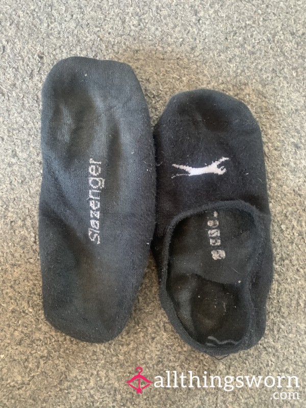 Well Worn Black Sweaty Dirty Socks