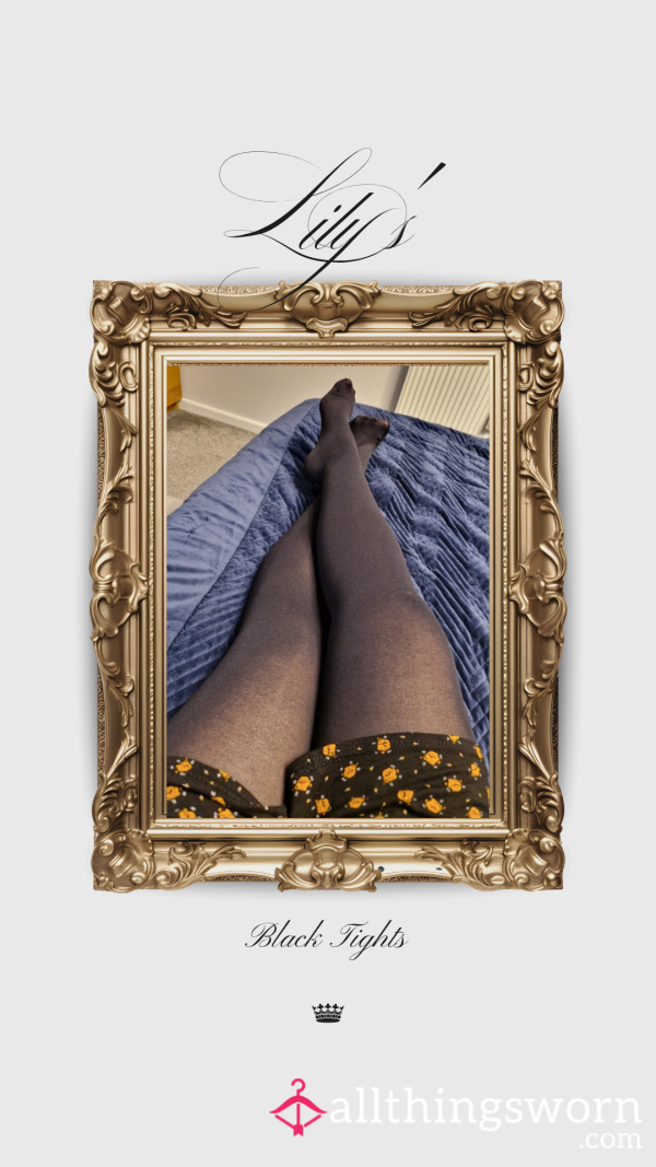 Well Worn Black Tights
