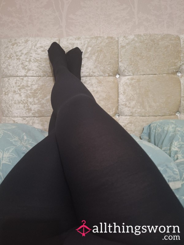Well Worn Black Tights That Are Full Of Secrets 🖤