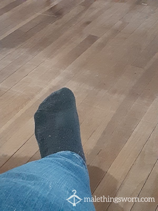 Well Worn Black Work Socks