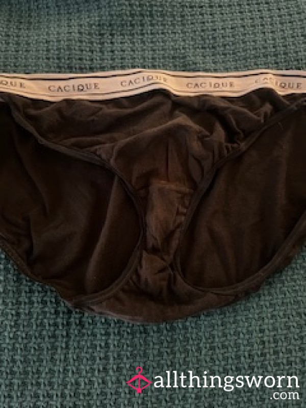 Well Worn Bleached Plus Size Bikini Patnies