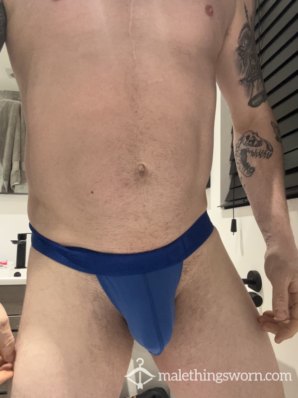 Well Worn Blue Thong