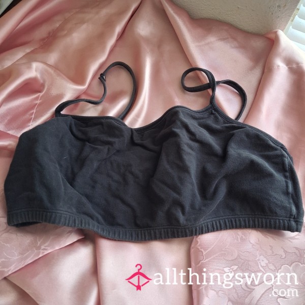 Well Worn Black Bra