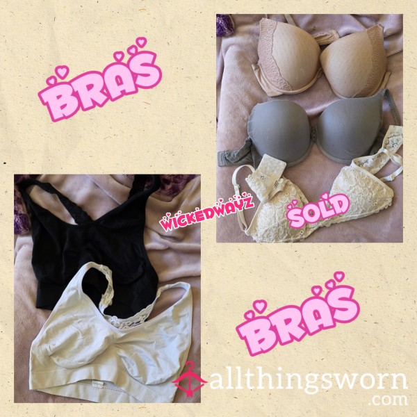WELL WORN BRAS