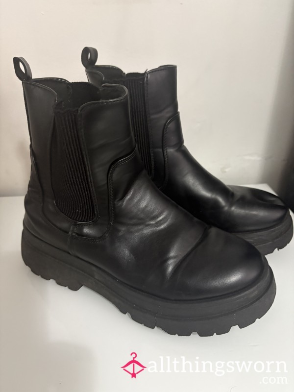 Well Worn Broken Filthy Ankle Boots