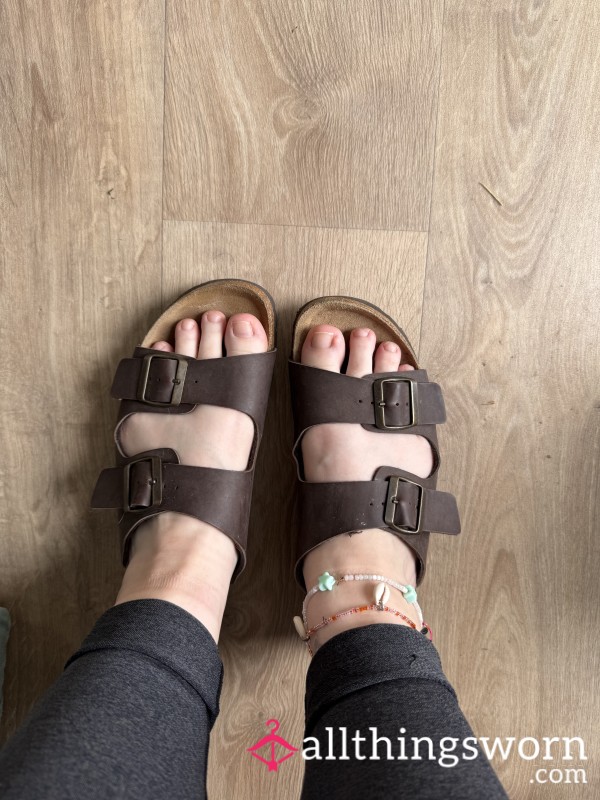 Leather Brown Sandals