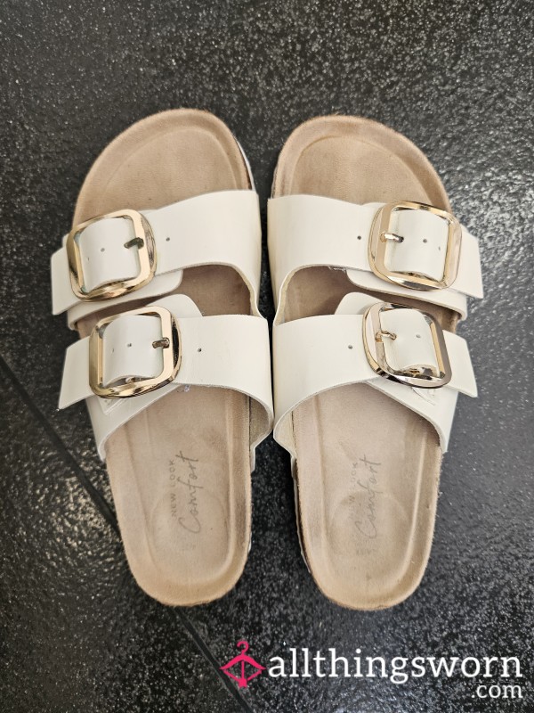 Well Worn Buckle Sandals