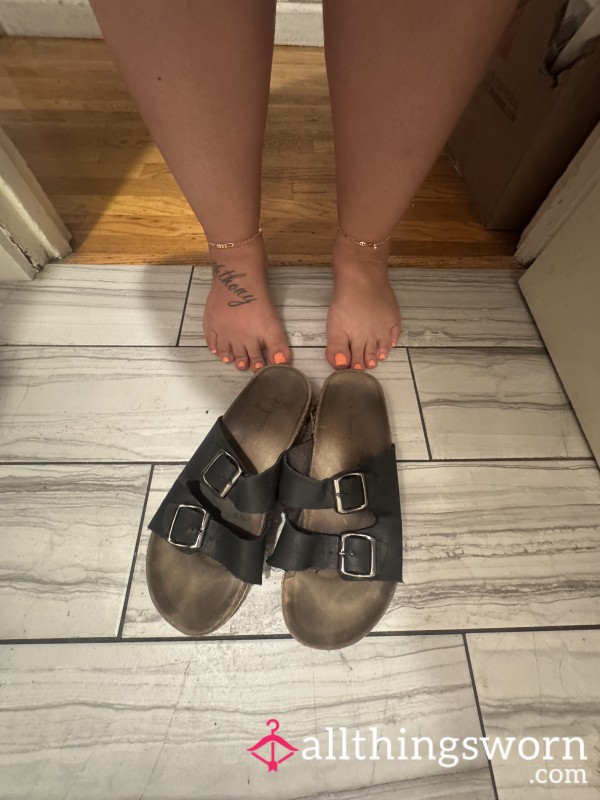 Well-Worn Buckle Slides 😈 Broken-In & Addictive