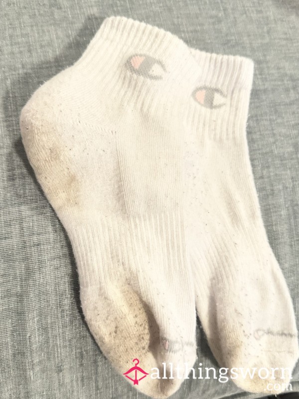 Well Worn Champion Gym Socks