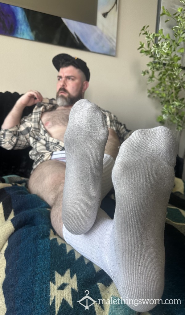 Well Worn Cheesy Foot Dank Sweaty Socks