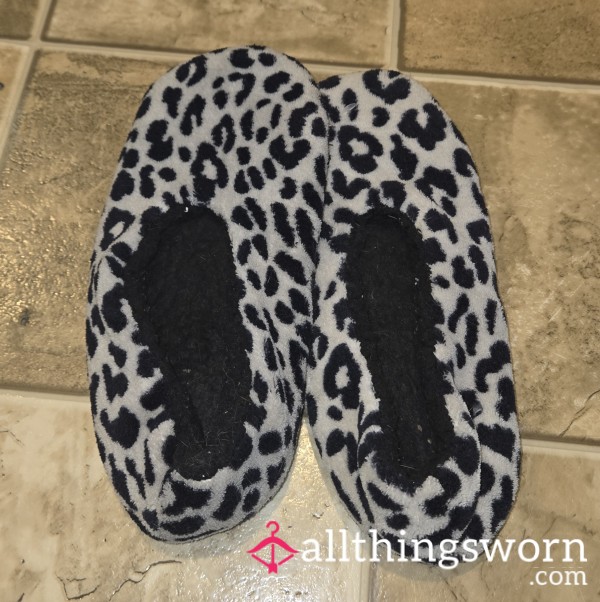🐆 Well Worn Cheetah House Slippers 🐆
