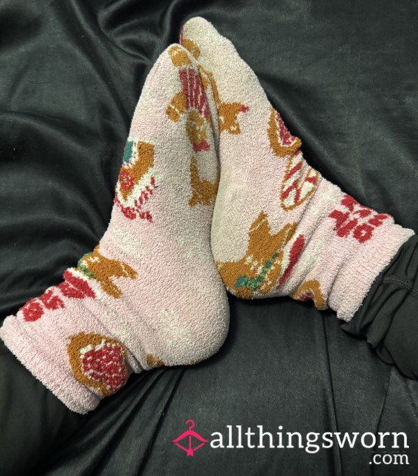 72 Hour Wear Christmas Fuzzy Socks