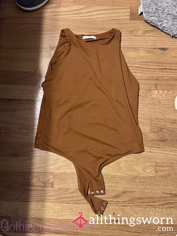 💦 Well-Worn Cinnamon Bodysuit – Soaked In My Scent 💦