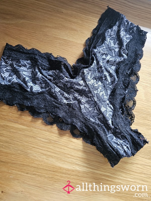 Well-worn Comfort Panties, So Old Theyre Stained. Come With 1 Full Day Wear For Extra Filth ⚠️