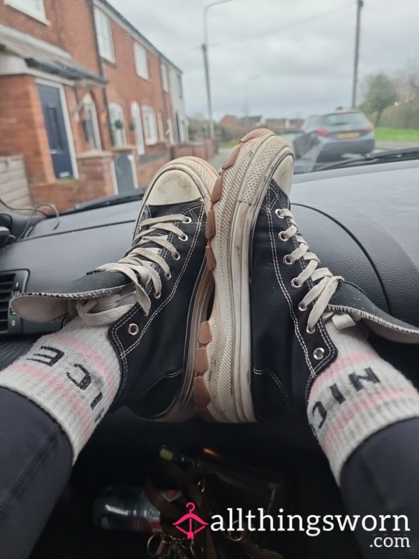 Well Worn Converse Gym Trainers