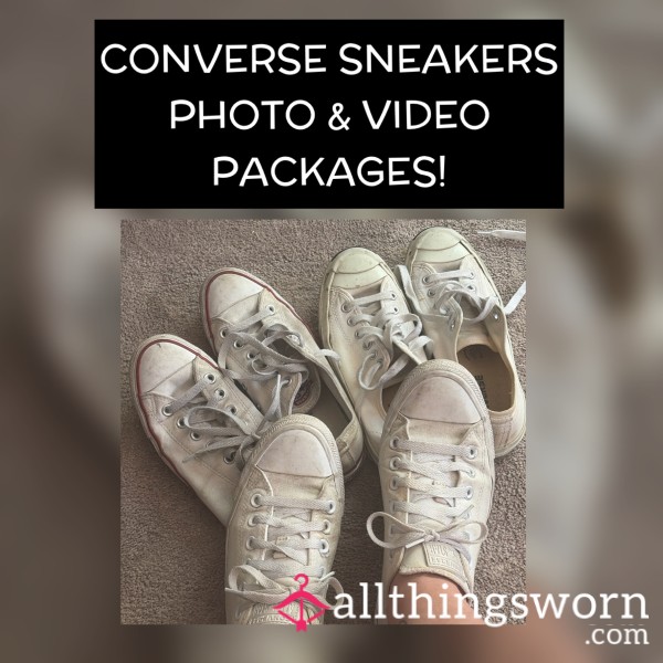 👟Well Worn Converse Sneakers W Photos & Video 📸