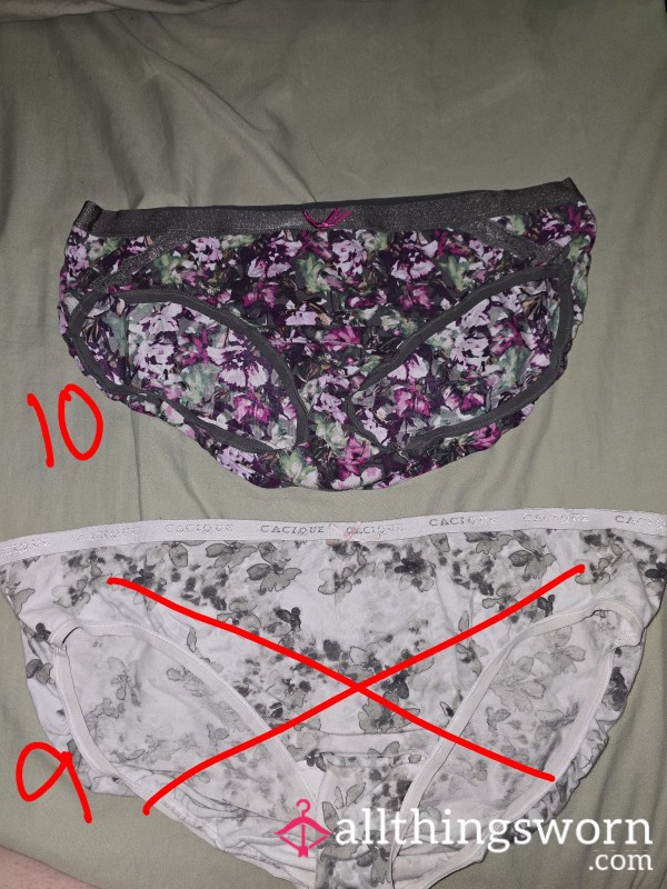 Well-Worn Cotton Hipster/Bikini Panties