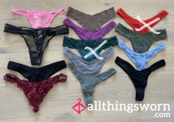 Well Worn Panty Custom Orders ❤️ All Yours - Free Shipping In Canada!