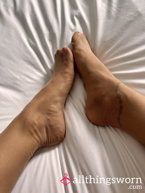 Well-worn Crew Tights After A Long Sweaty Shift