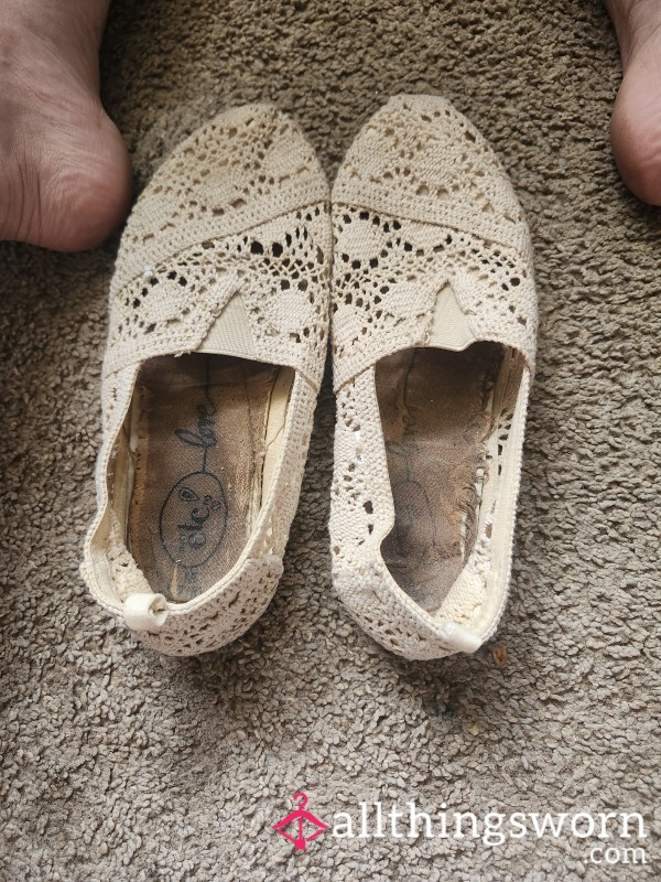 Well Worn Crochet Flats