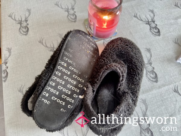 Well Worn Crocs Slippers