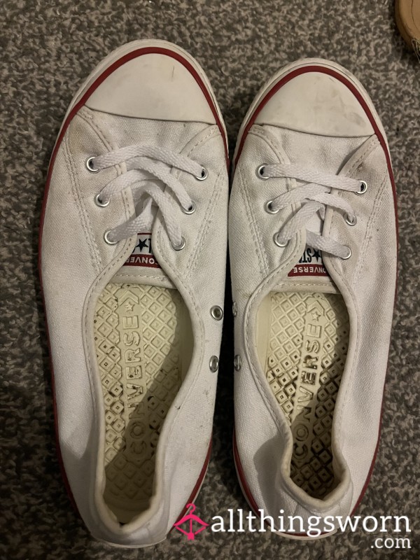 Well Worn Dirty Converse Pumps
