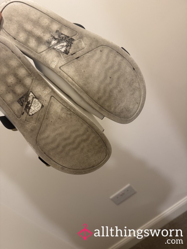 Well-worn, Dirty Flat Sandals