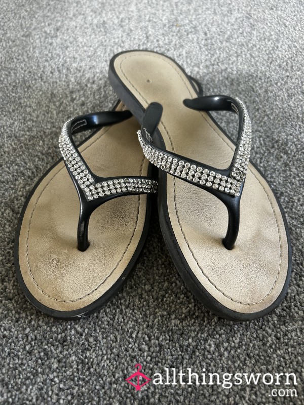 Well Worn Dirty Flip Flops