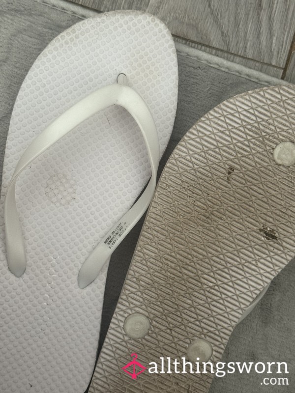 Well Worn Dirty Flip Flops