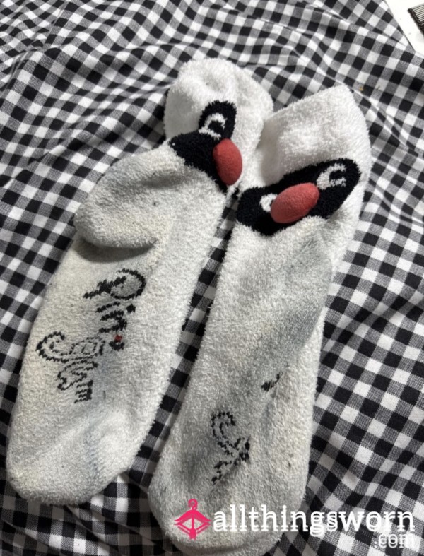 Well Worn Dirty Fluffy Socks