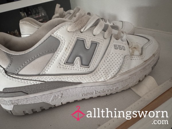 Well Worn Dirty New Balance Trainers