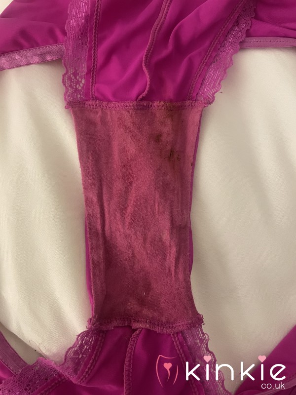 Well Worn Dirty Pink Panties