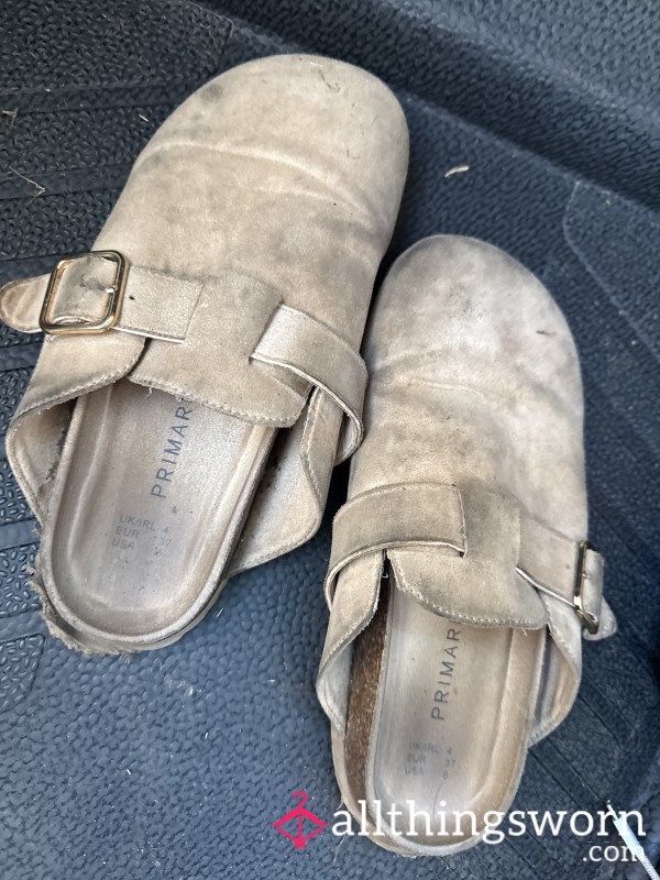 Well Worn Dirty Slip On Shoes