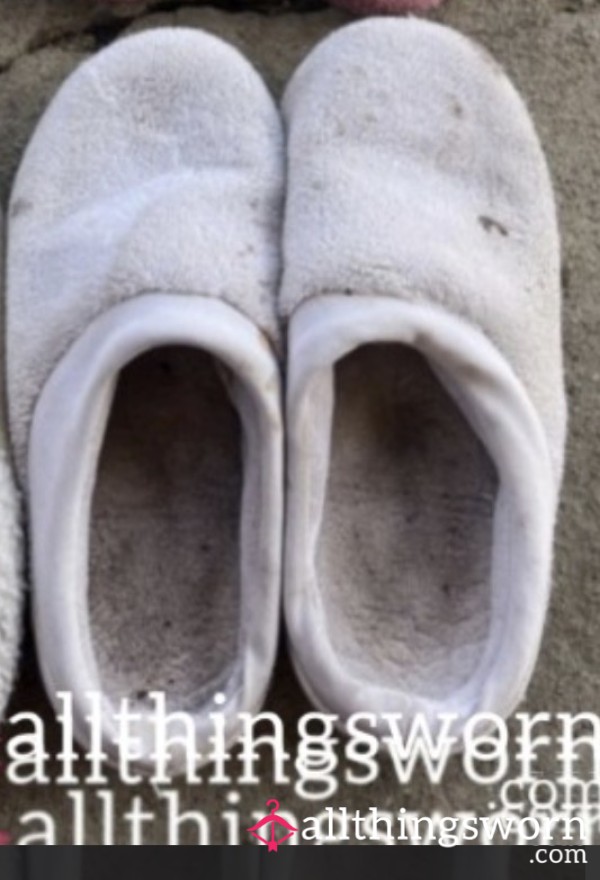 Well Worn Dirty Slippers Stinky Smelly Comes With Seven Day Wear Pick Your Pair