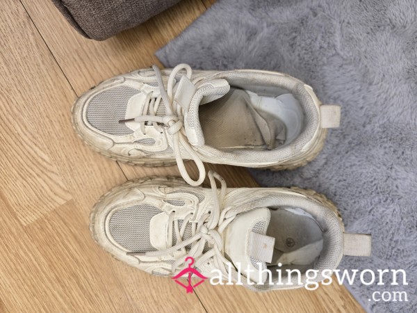 Well Worn Dirty Sole Trainers