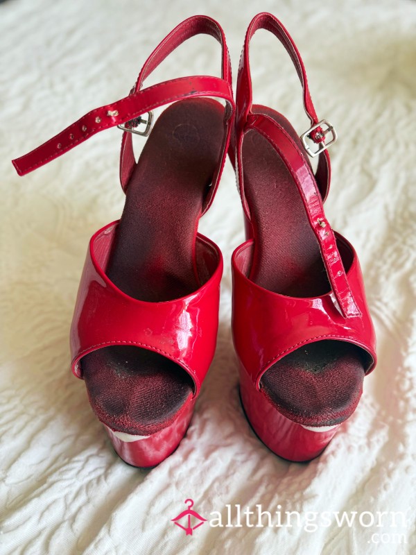 Well Worn & Dirty Stripper Heels