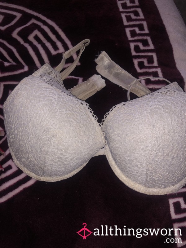 Well Worn Discoloured Bra