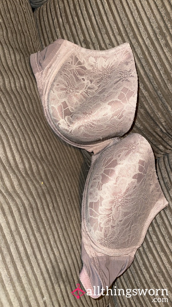 Well Worn Discoloured Bra