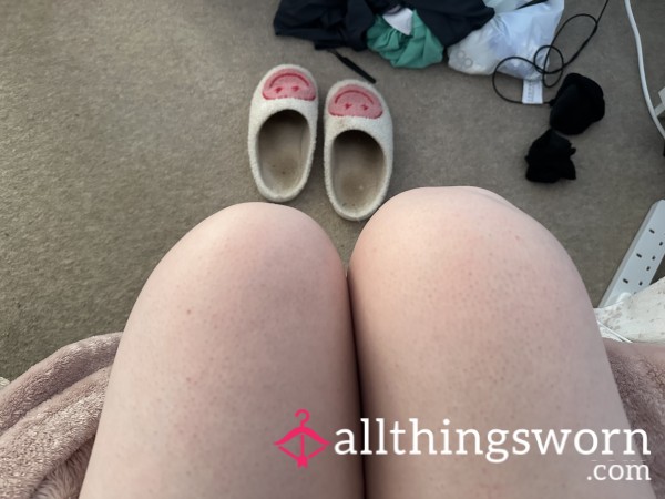 Well Worn Down Slippers