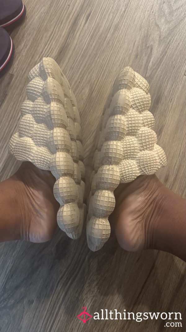 Well-worn Everyday Slides (3 Years Of Foot Fun)