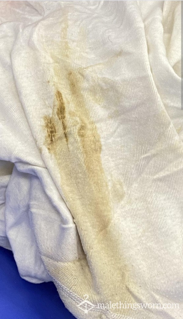 Well-worn Filthy White Boxers