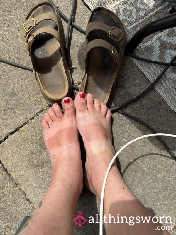 Well Worn Flat Sandals