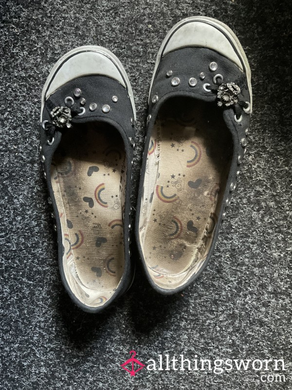 Well Worn Flat Shoes (over 17 Years)