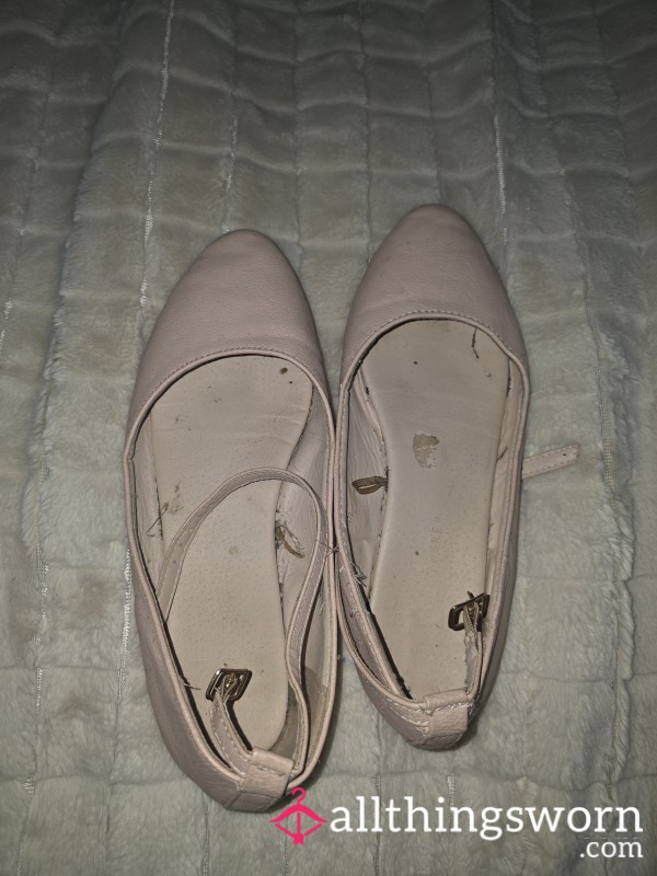 Well-worn Flats Filthy And Stinky