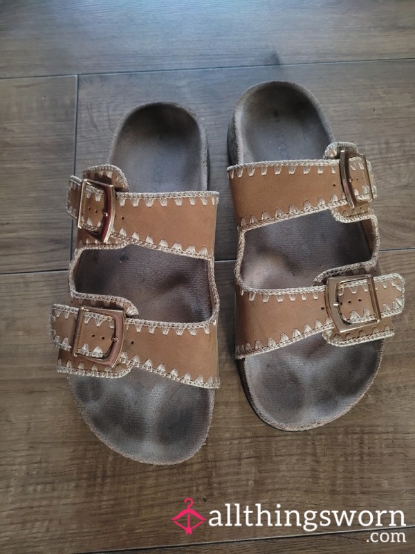 Well Worn Flats -final Wear Before I Send Them To You