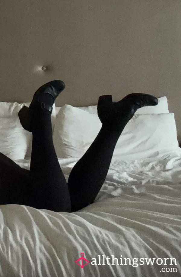 Well Worn Flight Attendant Cabin Heels